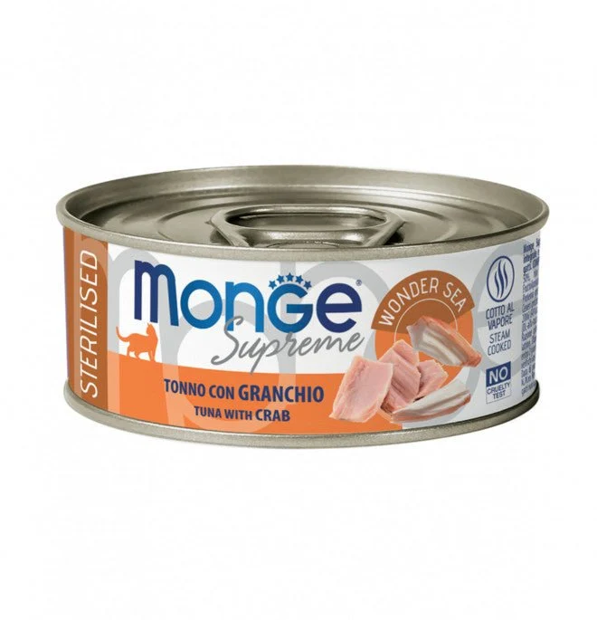 Monge Supreme Gatto Sterilizzato 80Gr In Lattina