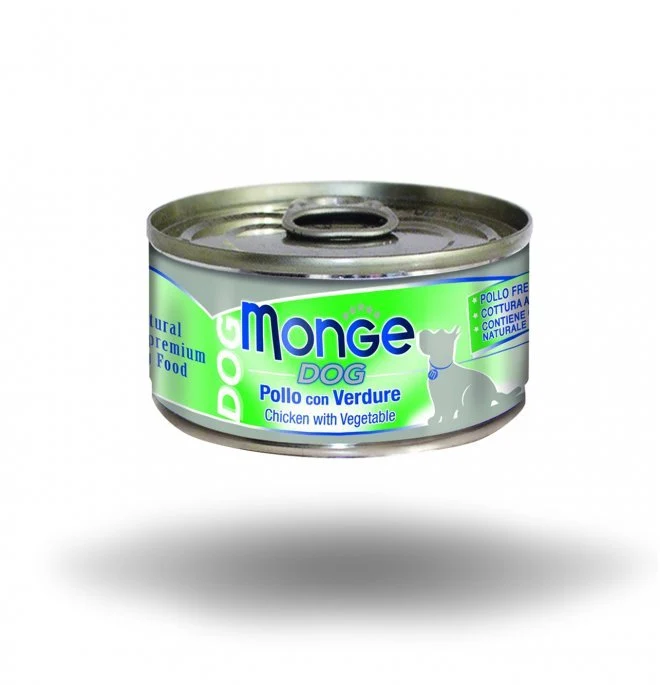 Monge Cane Natural Da 95 Gr In Lattina
