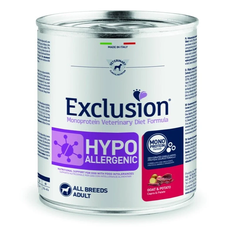 Exclusion Hypo cane gusto capra e patate 400gr