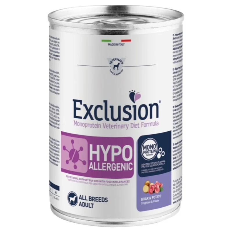 Exclusion Hypo Cane Scatoletta Gusto Cinghiale E Patate 400Gr
