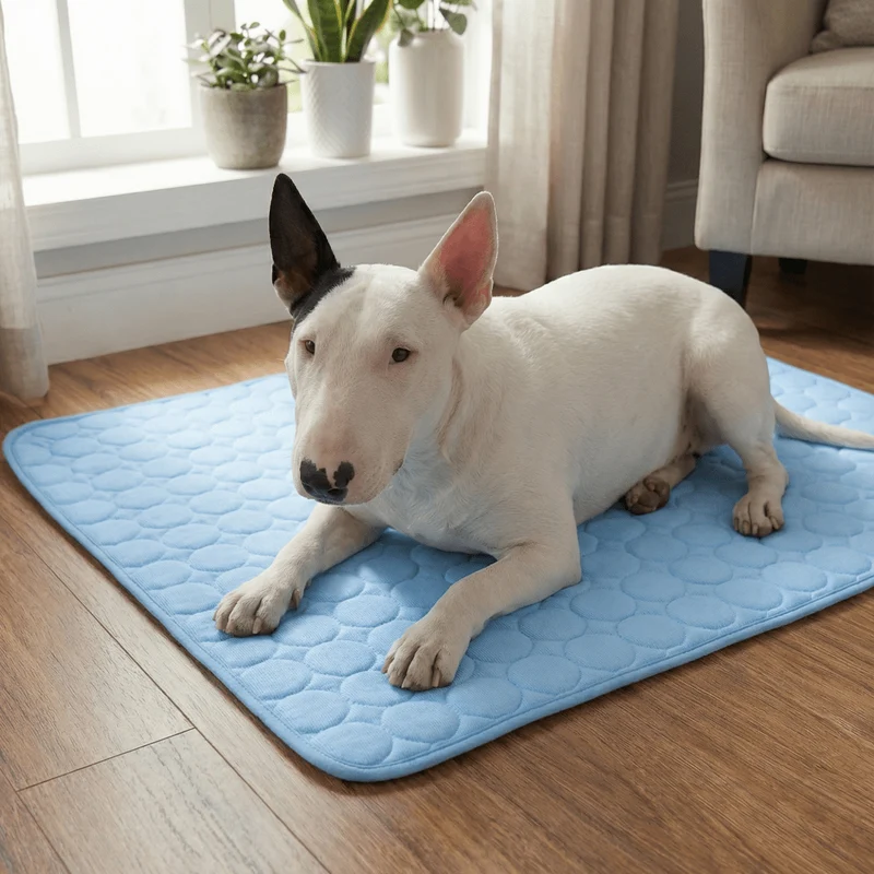 Ice Silk Cooling Dog Mat