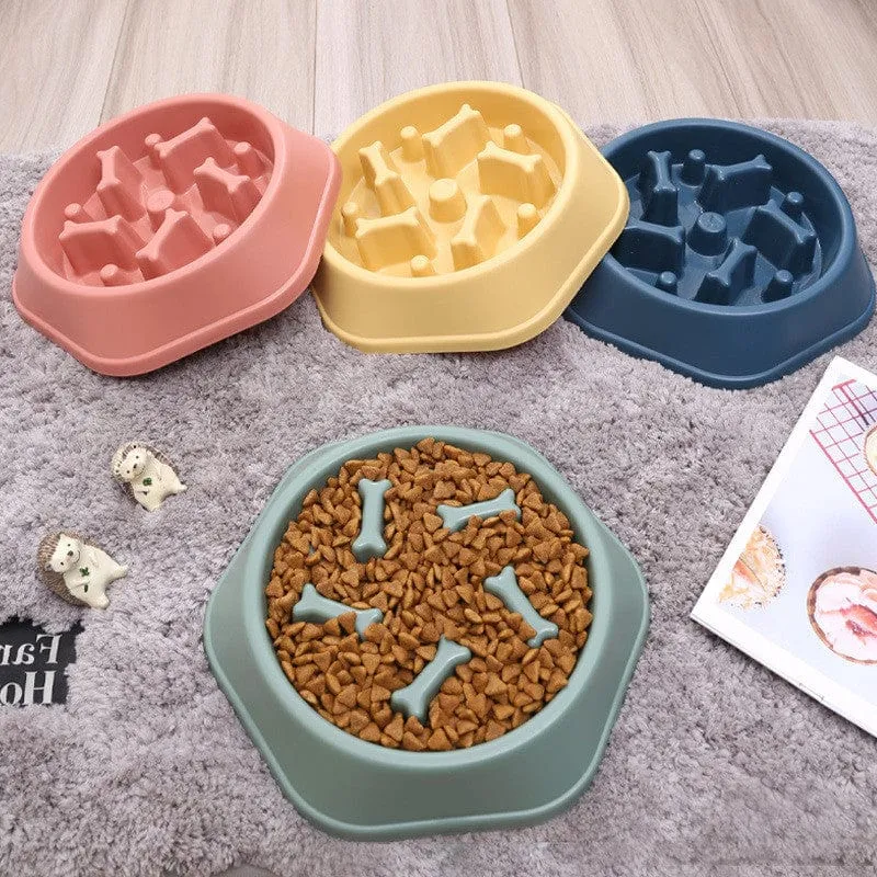Slow Feeder Bowl With Bones