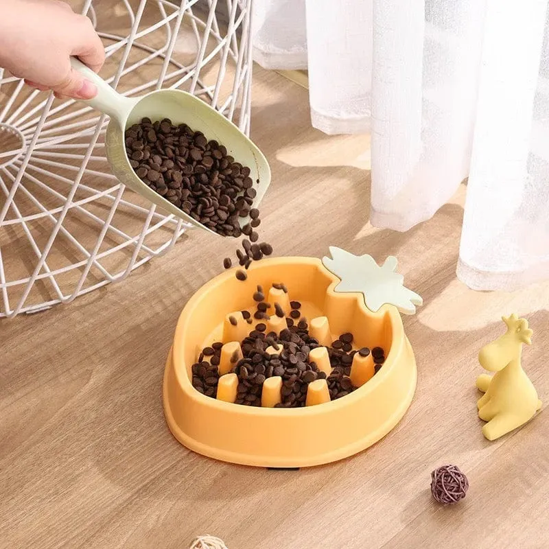 Strawberry Slow Feeder Bowl