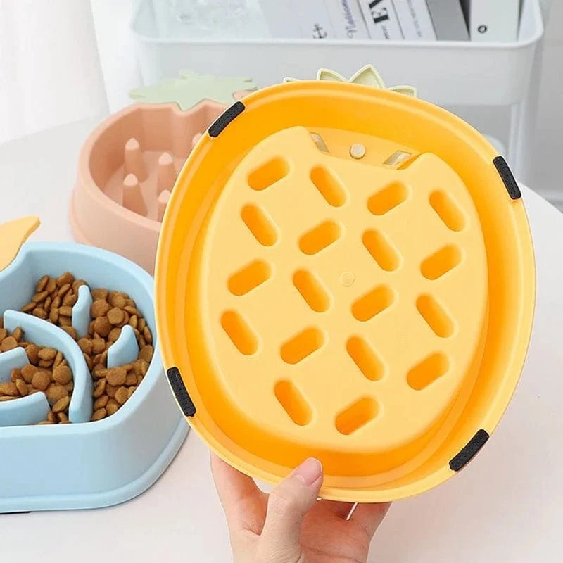 Pineapple Slow Feeder Bowl
