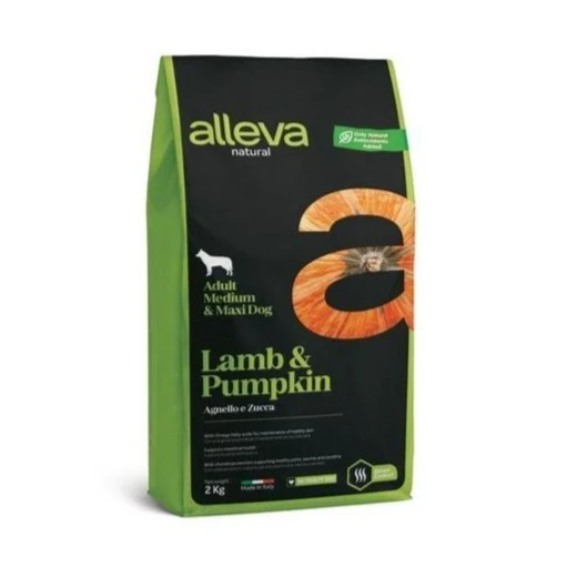 Alleva Natural Adult Med/Max Agnello E Zucca