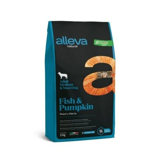 Alleva Natural Adult Med/Max Pesce E Zucca