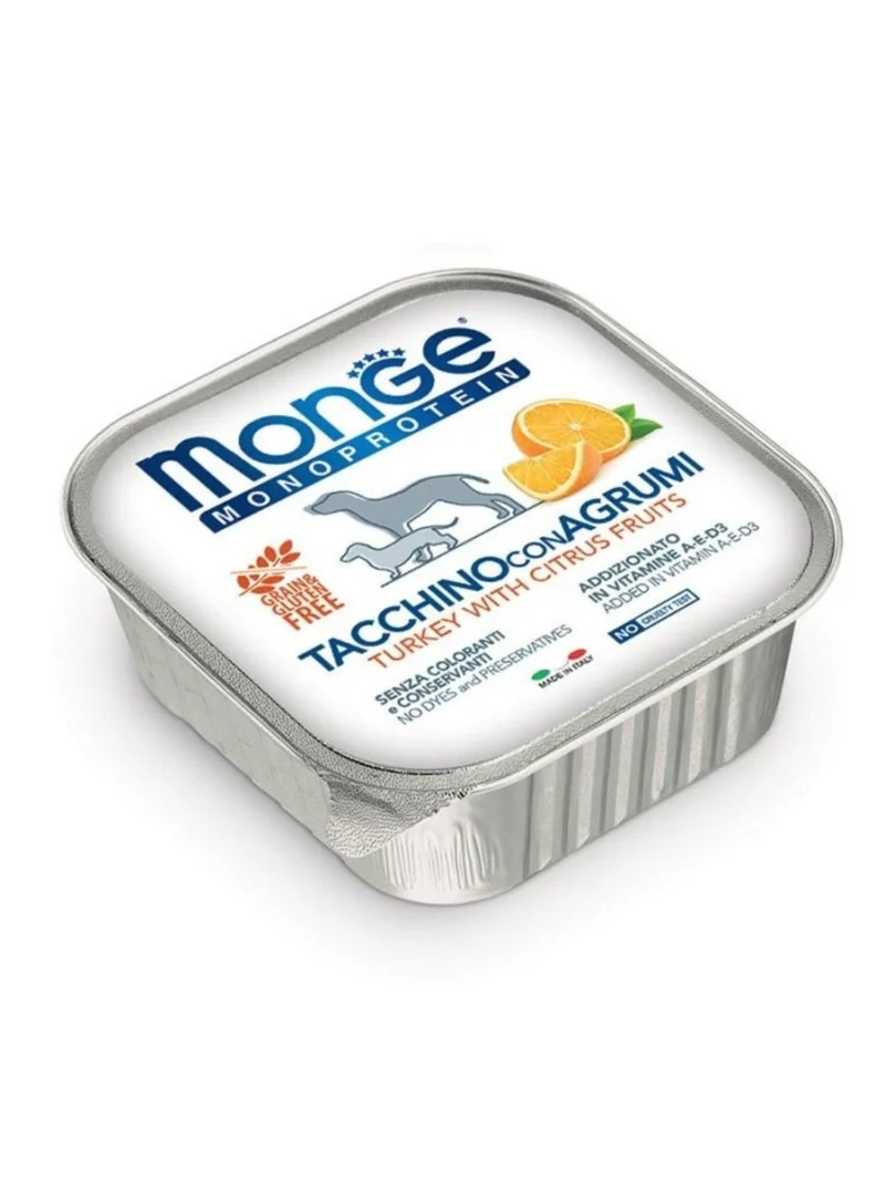 Monge Frutta Monoprotein Cibo Per Cani 150Gr