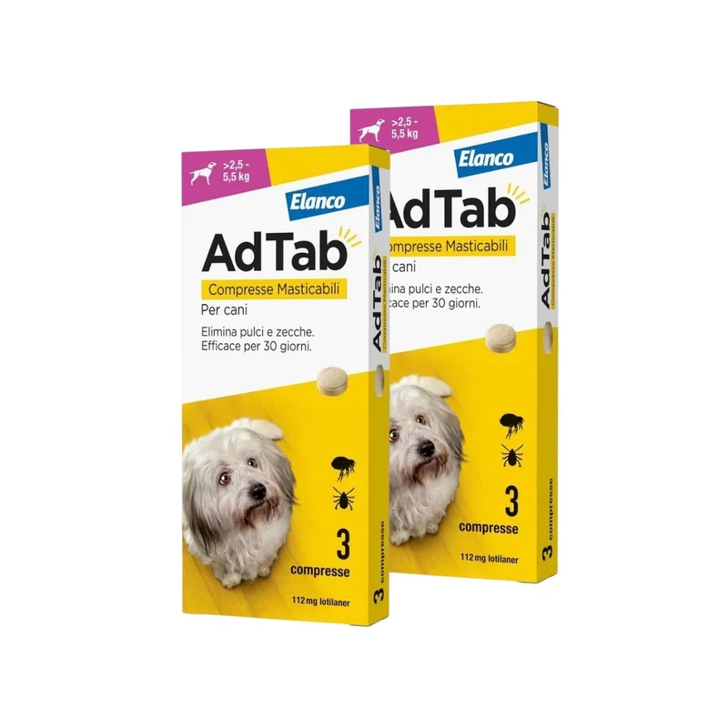 Adtab 6 Cpr 112 Mg Cani 2.5-5.5 Kg