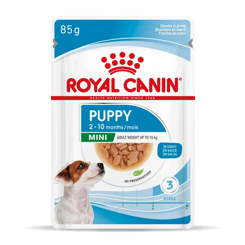 Royal Canin Mini Puppy Cibo Umido Per Cuccioli (In Salsa) Multipack 12x85g