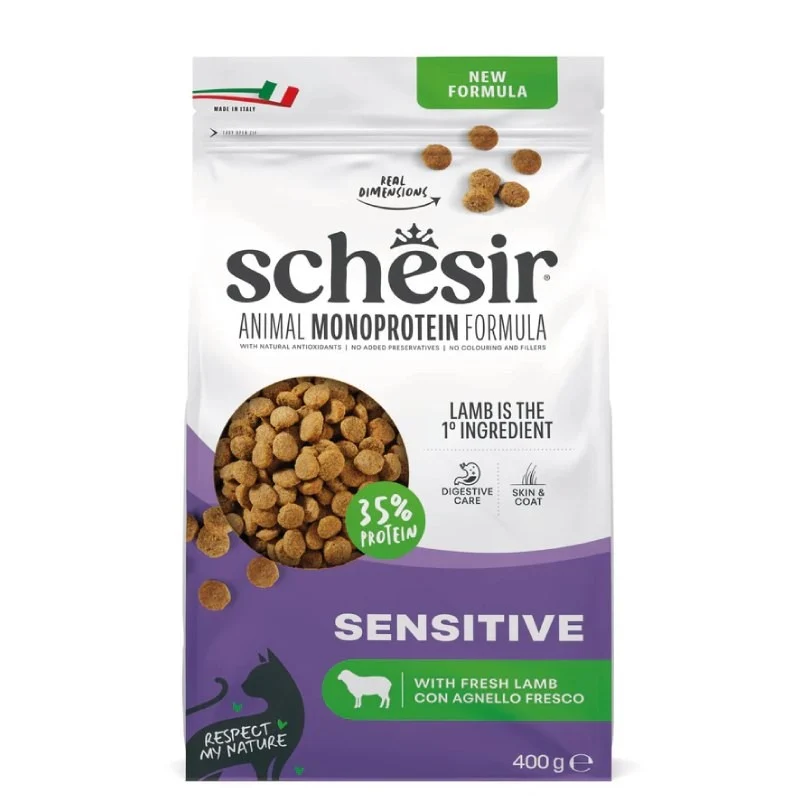 Schesir Animal Monoprotein Formula sacco 400 g per gatti