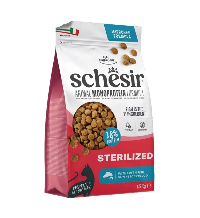Schesir Animal Monoprotein Formula sacco 400 g per gatti