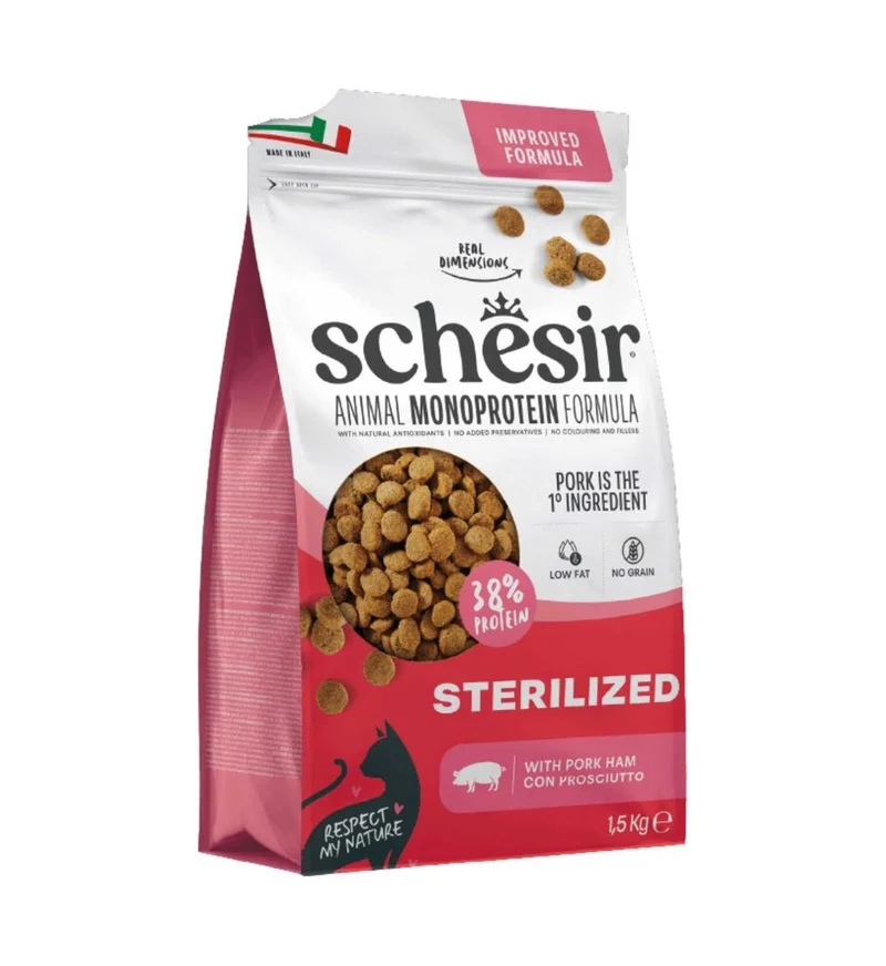 Schesir Animal Monoprotein Formula sacco 400 g per gatti