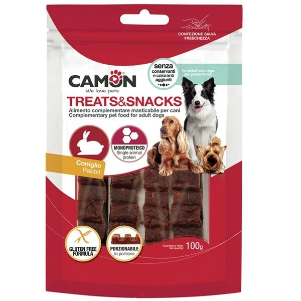 Camon Treats&Snack Barretta al Coniglio 100g