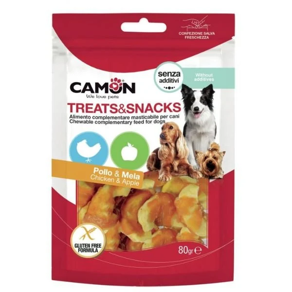 Camon Treats&Snack Chicken & Apple 80g