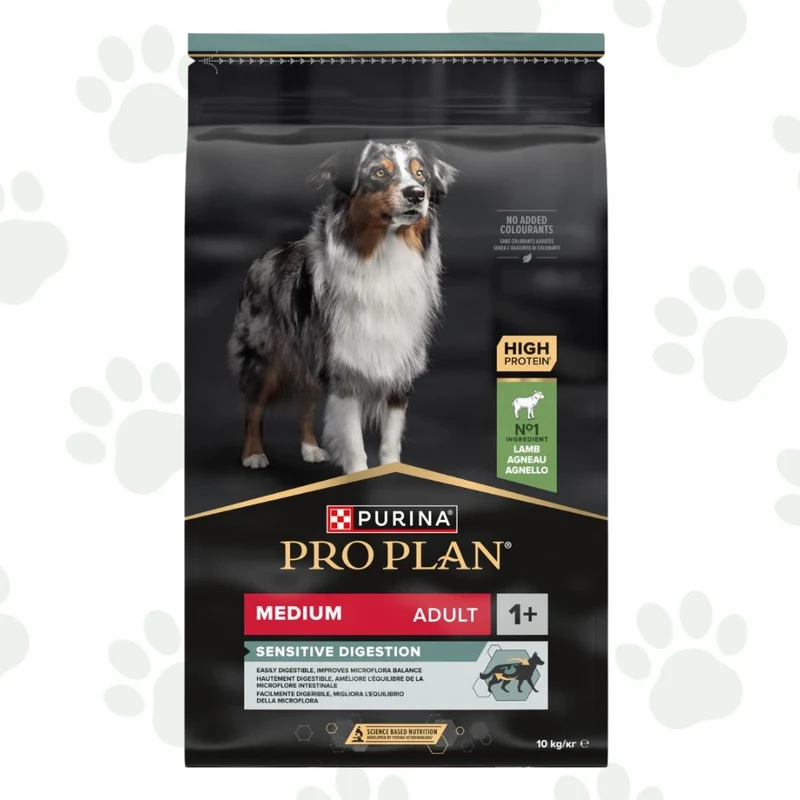 Purina Pro Plan Sensitive Digestion Medium Adult Agnello 10 kg