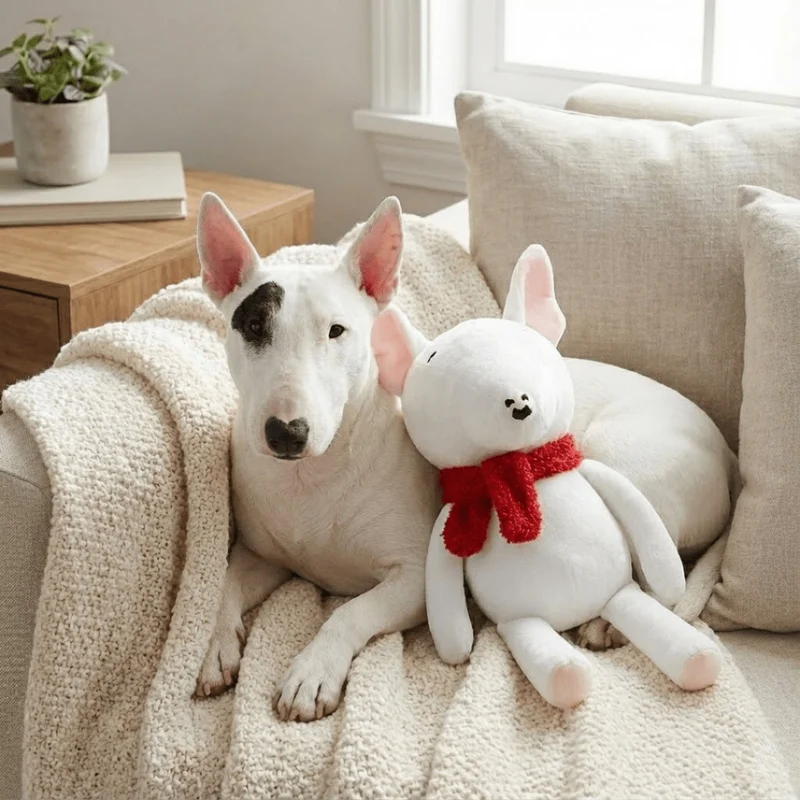Bull Terrier Plush Toy