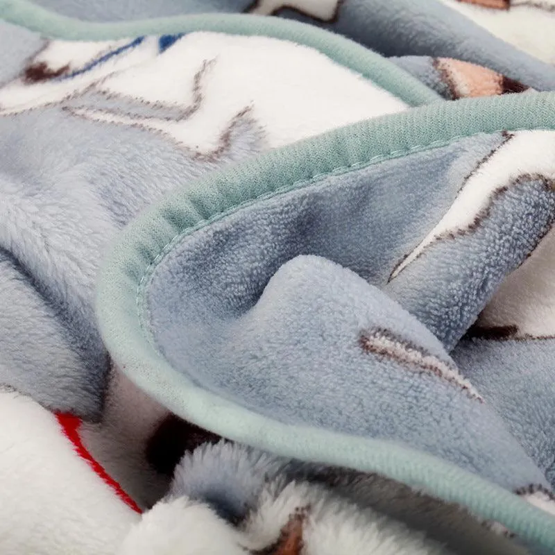 Bull Terrier Printed Fleece Blanket