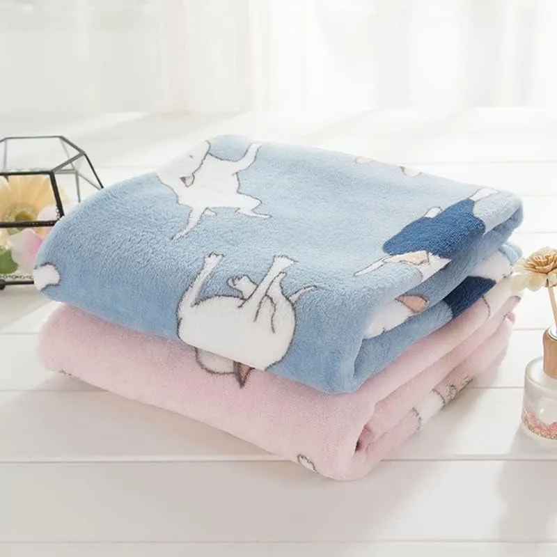 Bull Terrier Printed Fleece Blanket