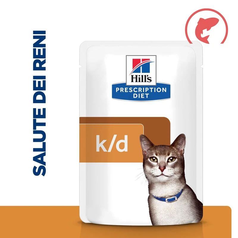 Hill's Prescription Diet k/d alimento per gatti con salmone