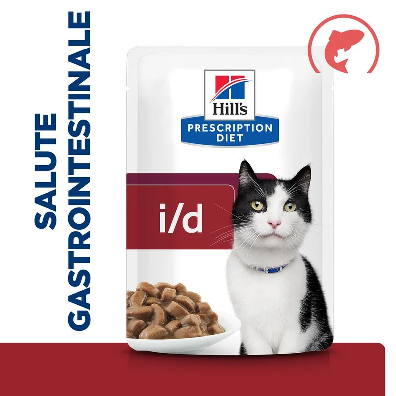 Hill's PRESCRIPTION DIET i/d bustina per gatti con salmone