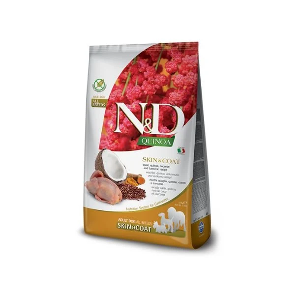Farmina N&D cane Quinoa Skin&Coat Adult Medium/Maxi 7Kg