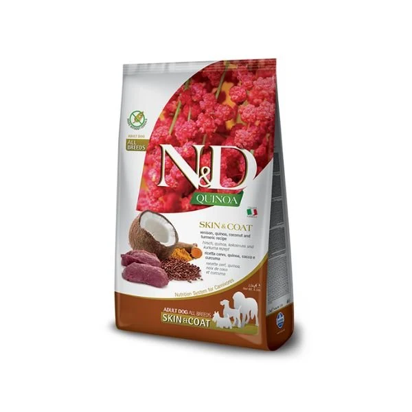 Farmina N&D cane Quinoa Skin&Coat Adult Medium/Maxi 7Kg