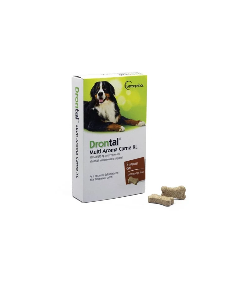 Drontal multi aroma carne xl 8 compresse