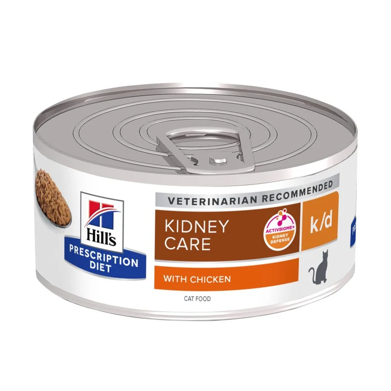 Hill's Prescription Diet k/d alimento per gatti con pollo 156g