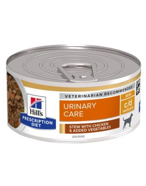 Hill'S Prescription Cane C/D Pollo E Verdure Spezzatino Lattina 156G Per Cani Multipack 24 pezzi