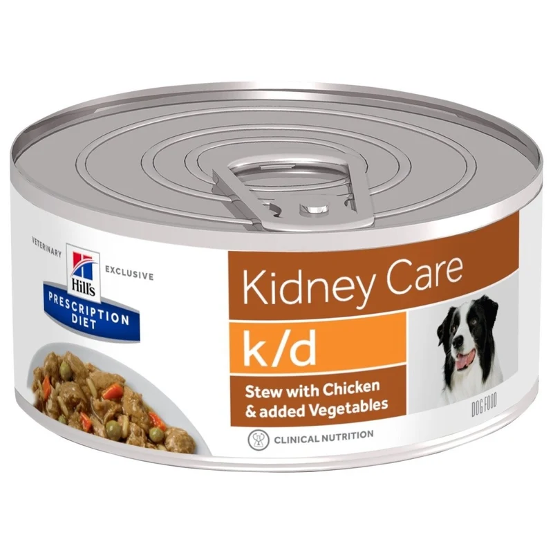 Hill'S Prescription Cane K/D Pollo E Verdure Spezzatino Lattina 156G