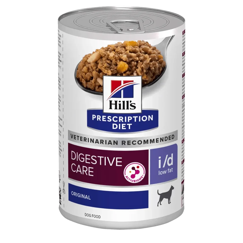 Hill'S Prescription Diet Digestive Care Low Fat Umido Cani Adulti Multipack Patè 360gr x 12