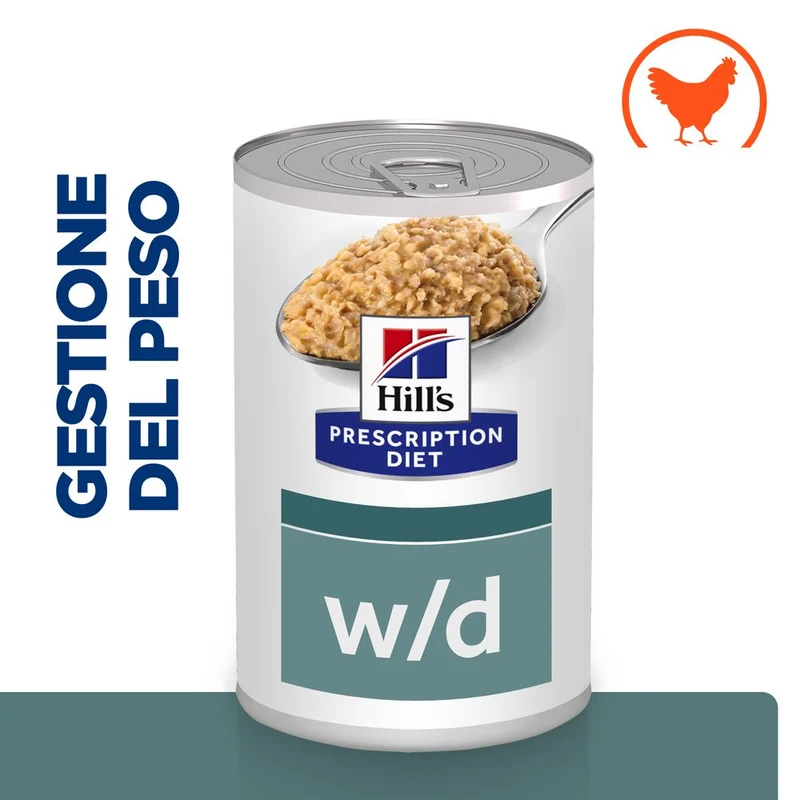Hill'S Cane Prescription Diet W/D Patè 370gr