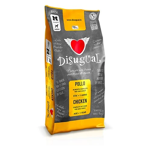 Disugual Cane Adult Medium Pollo
