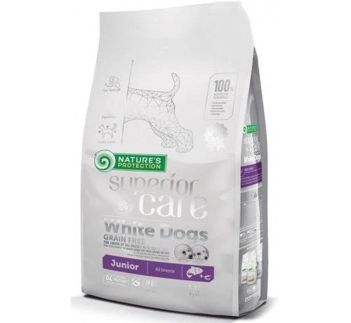 Nature’S Protection Superior Care White Dogs Junior All Breeds Con Salmone
