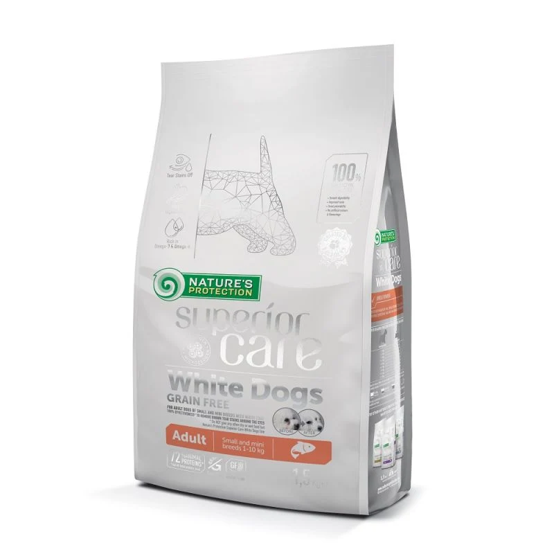Nature'S Protection White Dogs Adult Small Salmone