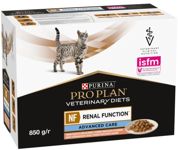 Purina Pro Plan Veterinary Diet Nf Renal Function Advance Care per Gatti Salmone 85g