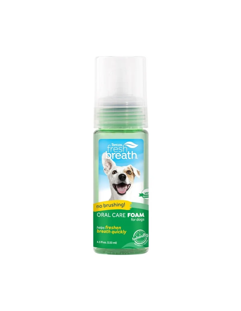 Tropiclean Fresh Breath Schiuma 128ml per Cani