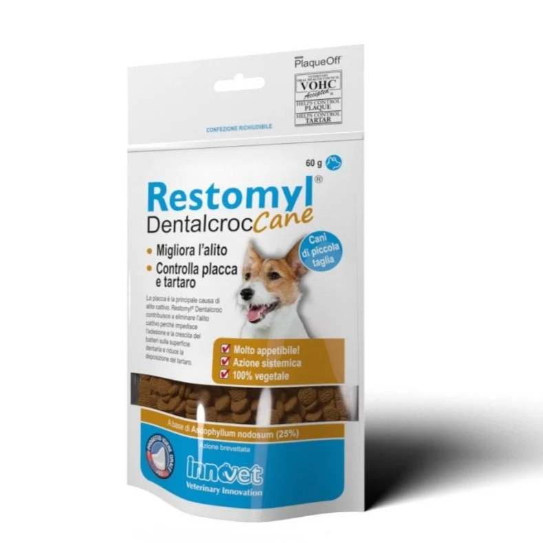 Restomyl Dental Croc cane 60g per cani di piccola taglia