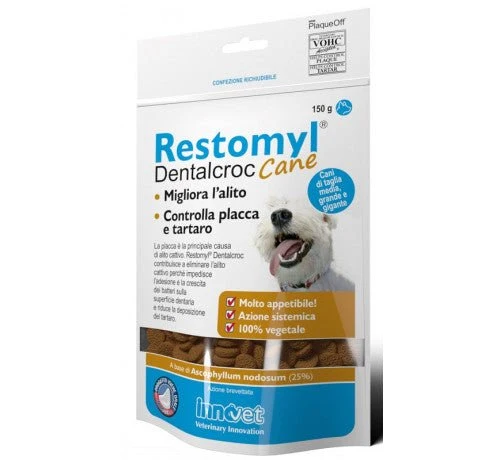 Restomyl Dental Croc cane 150g per cani di taglia media, grande