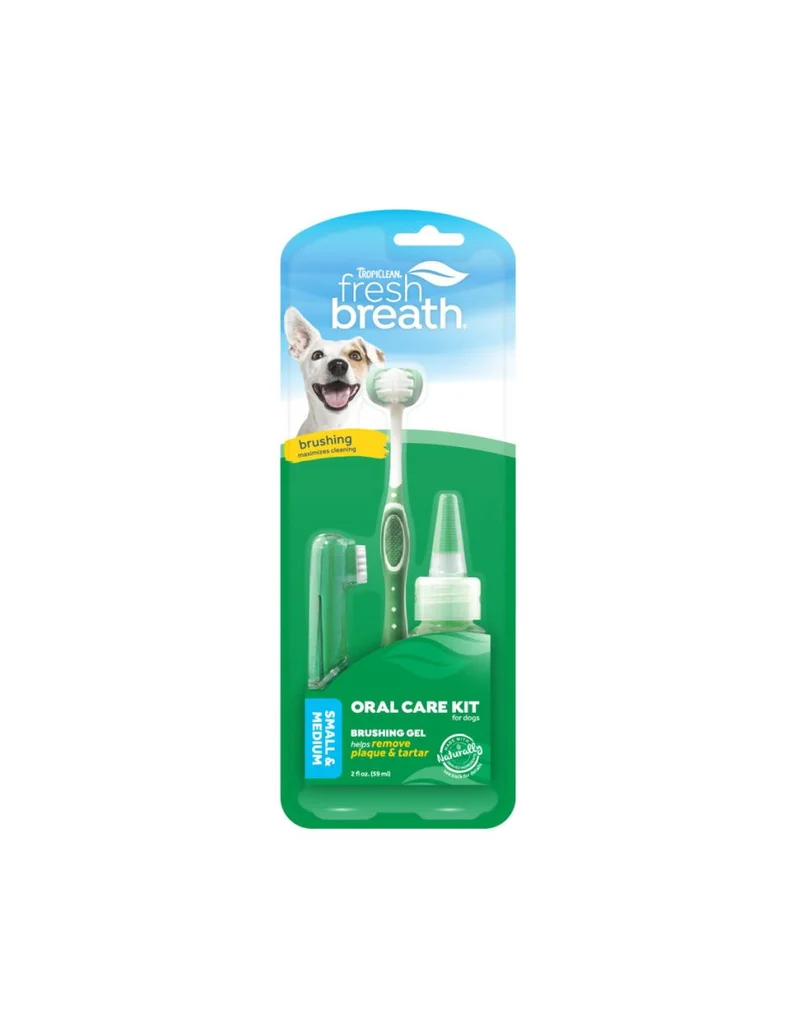 Tropiclean Oral Care Kit Small 59ml per Cani