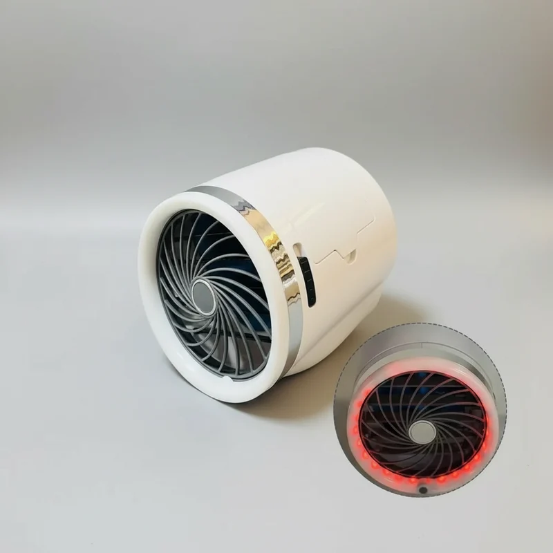 LED Lights Portable Fan Ice Packs Cooling Room