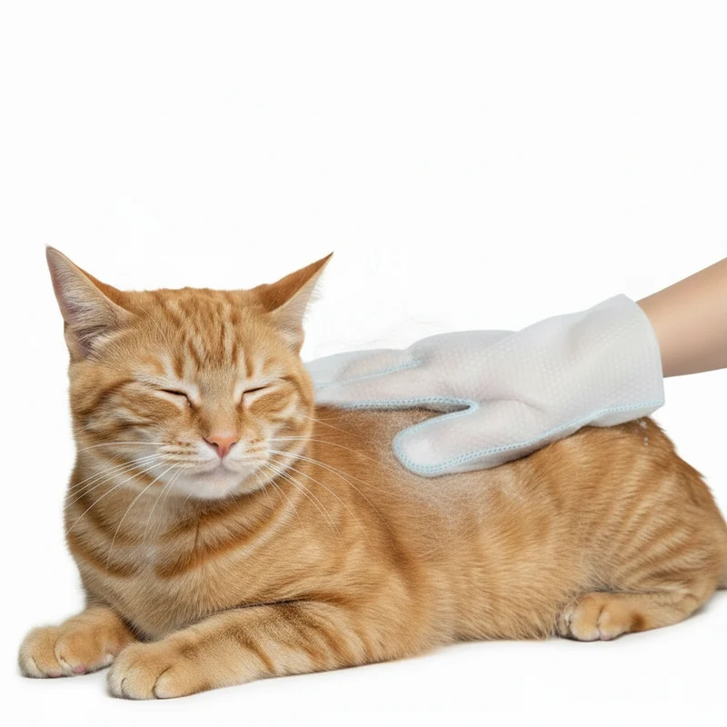 Pet Cleaning Gloves Disposable Pet Grooming Wipes Cats Dogs