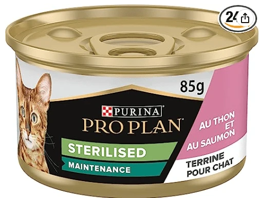 Purina gatto sterilizzato lattina Salmone e Tonno 85 G