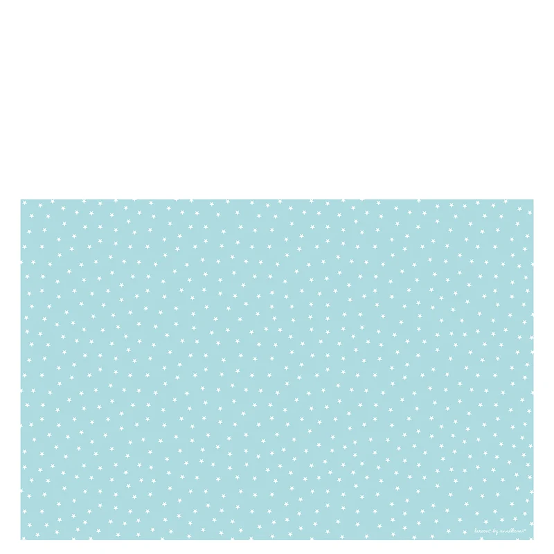 vinyl mat for kids stars blue