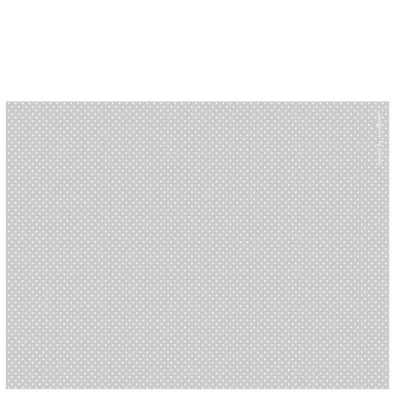vinyl mat for kids dots grey