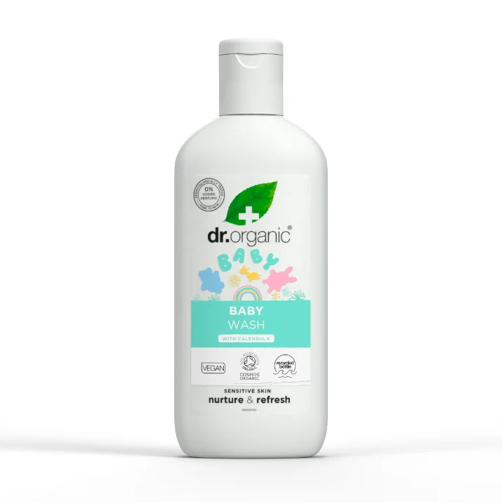 Dr. Organic Baby Wash alla Calendula Detergente Corpo Bambini 250 ml