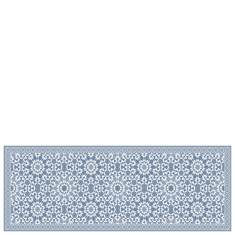 vinyl kitchen mat casablanca azul