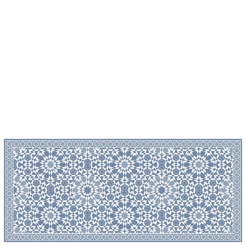 vinyl kitchen mat casablanca azul
