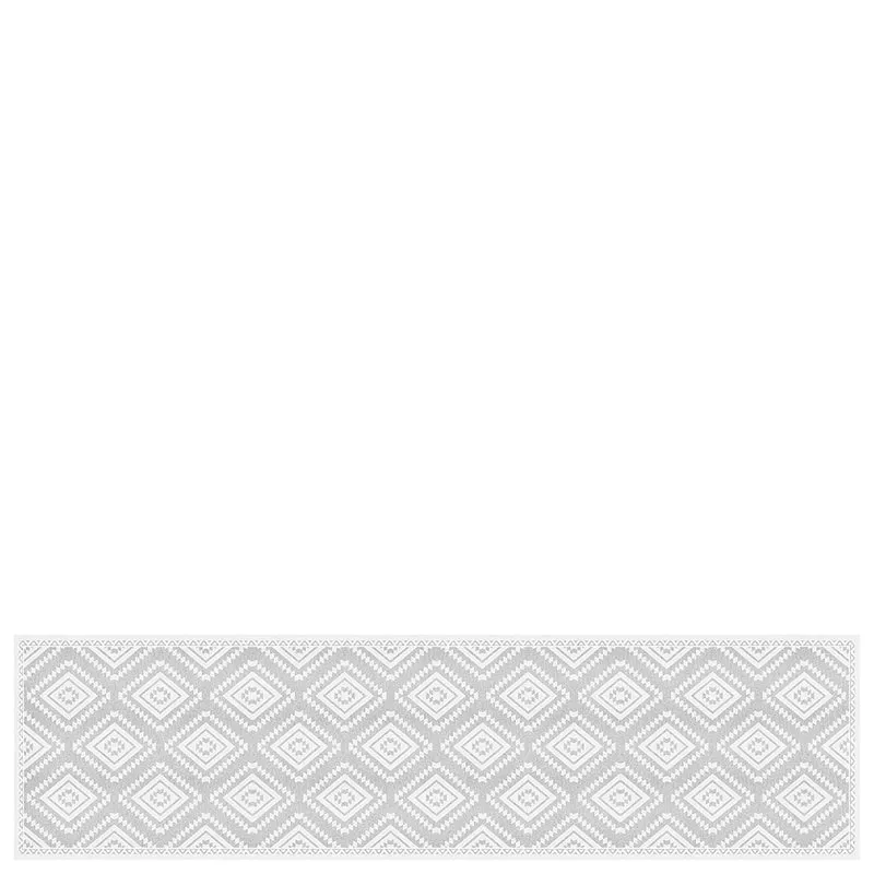 vinyl hall runner mat marrakech grey
