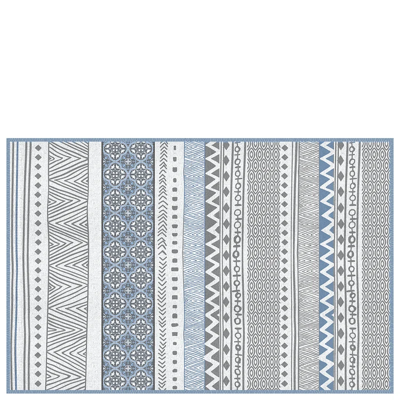 vinyl kitchen mat asilah blue